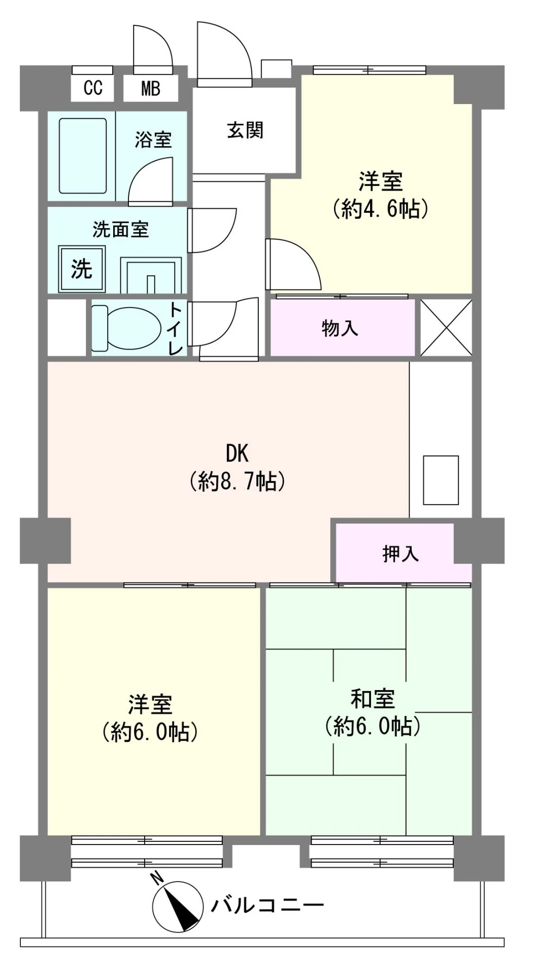 ソフトタウン谷津遊園2号棟